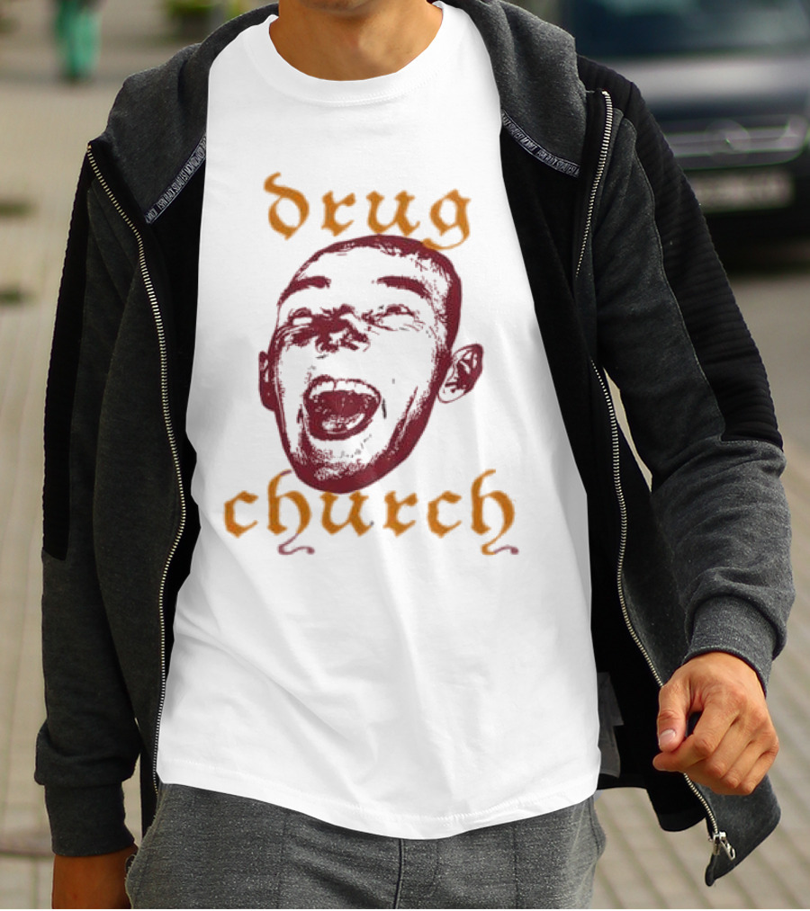 Drug Church Face Graphic T-Shirt