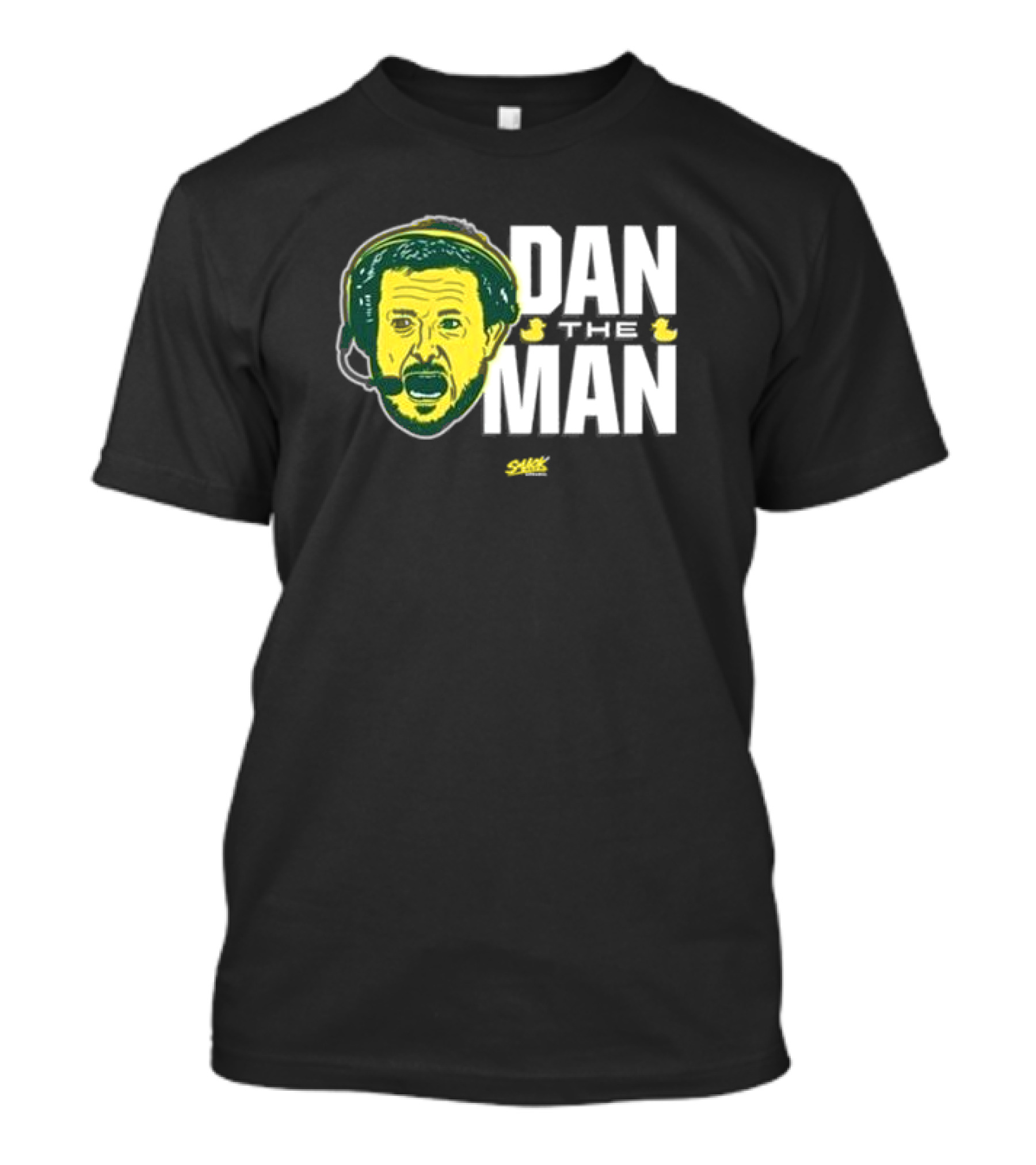 Dan Lanning Oregon Dan The Man Ducks Coach Headset Face T-Shirt