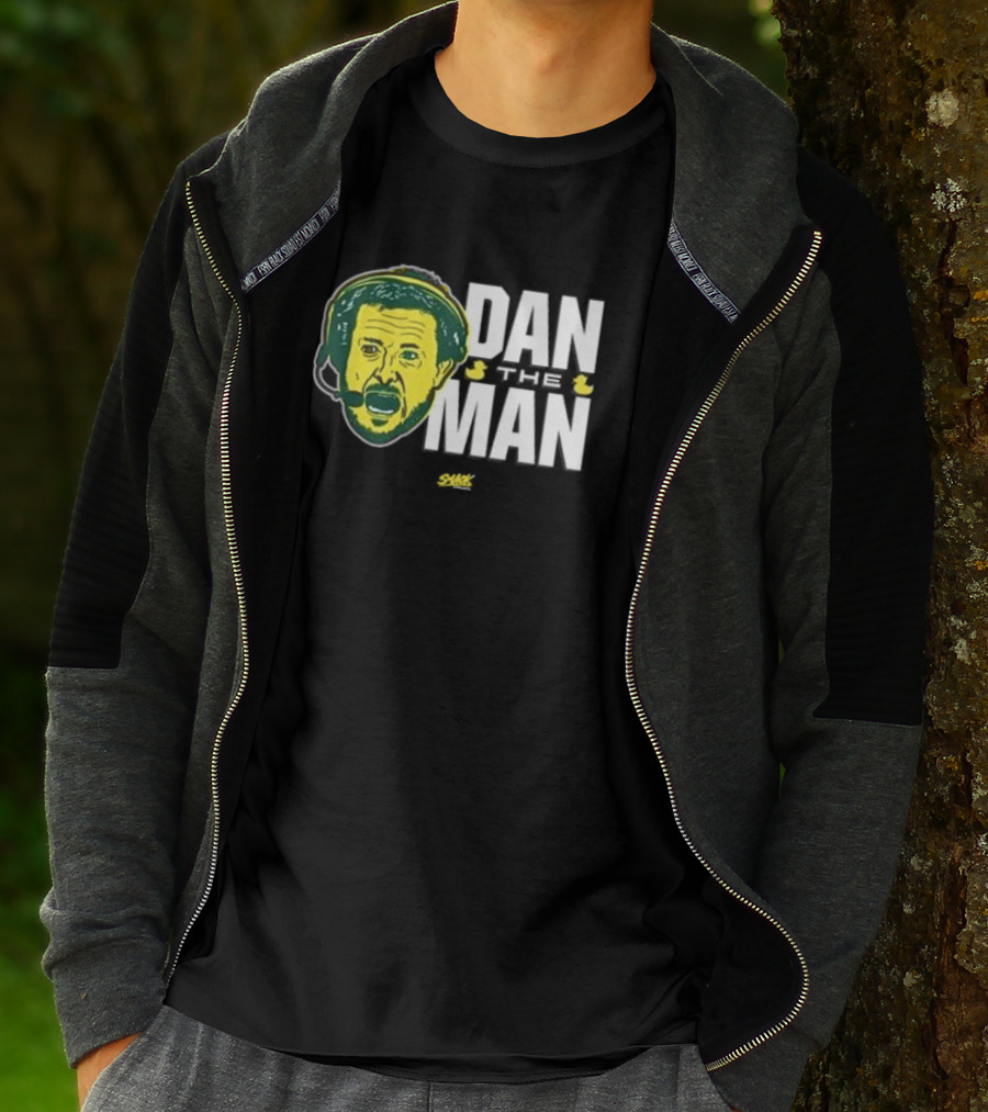Dan Lanning Oregon Dan The Man Ducks Coach Headset Face T-Shirt