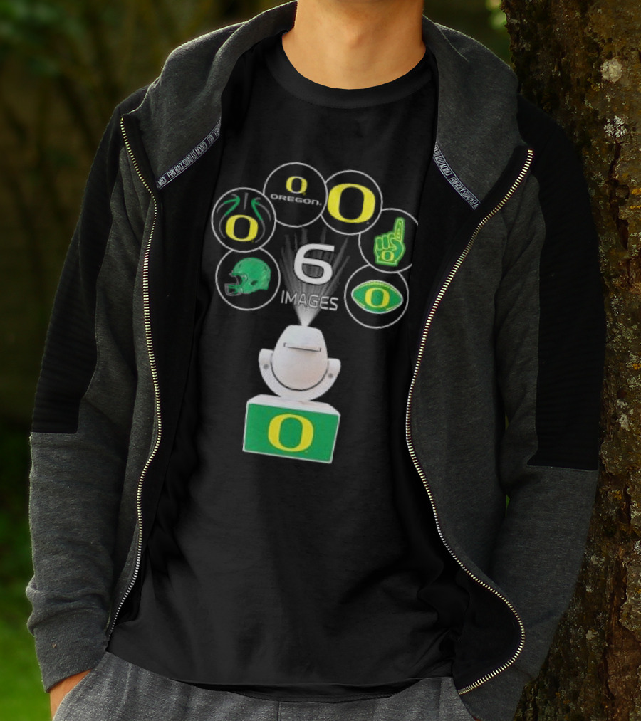 Oregon Ducks LED Mini Spotlight Projector Night Light With 6 Interchangeable T-Shirt