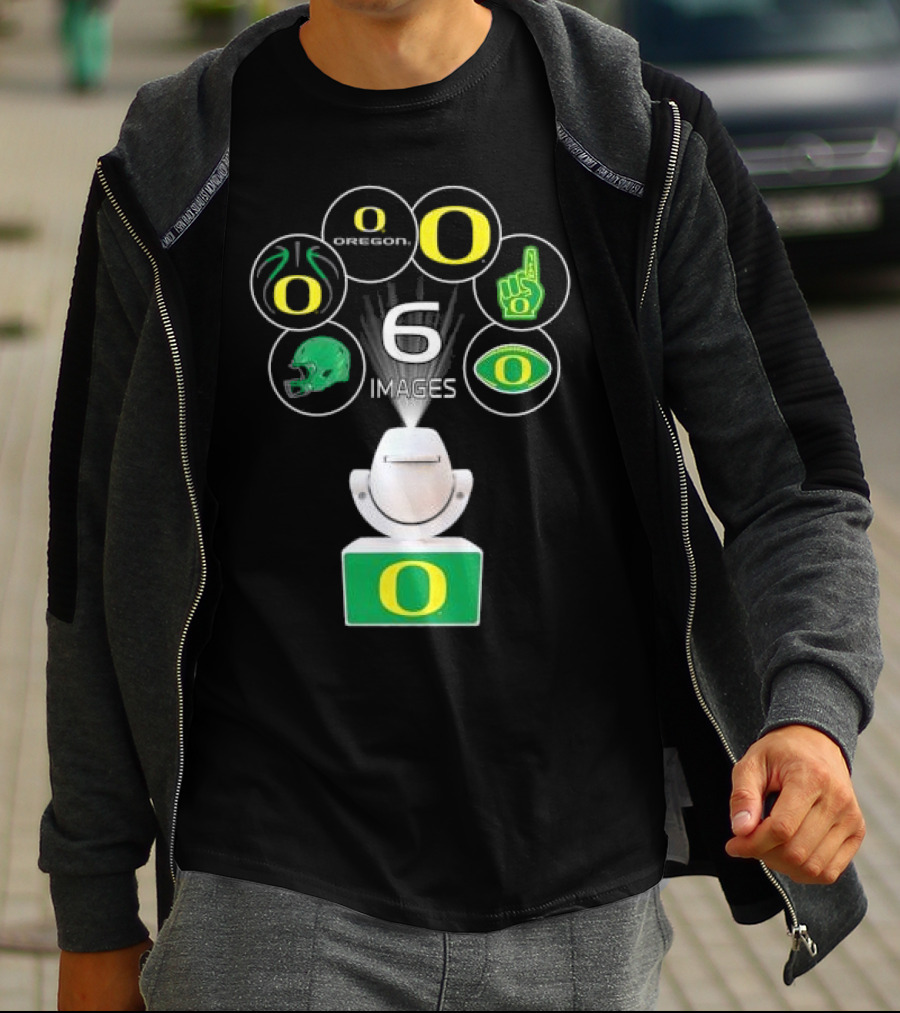 Oregon Ducks LED Mini Spotlight Projector Night Light With 6 Interchangeable T-Shirt