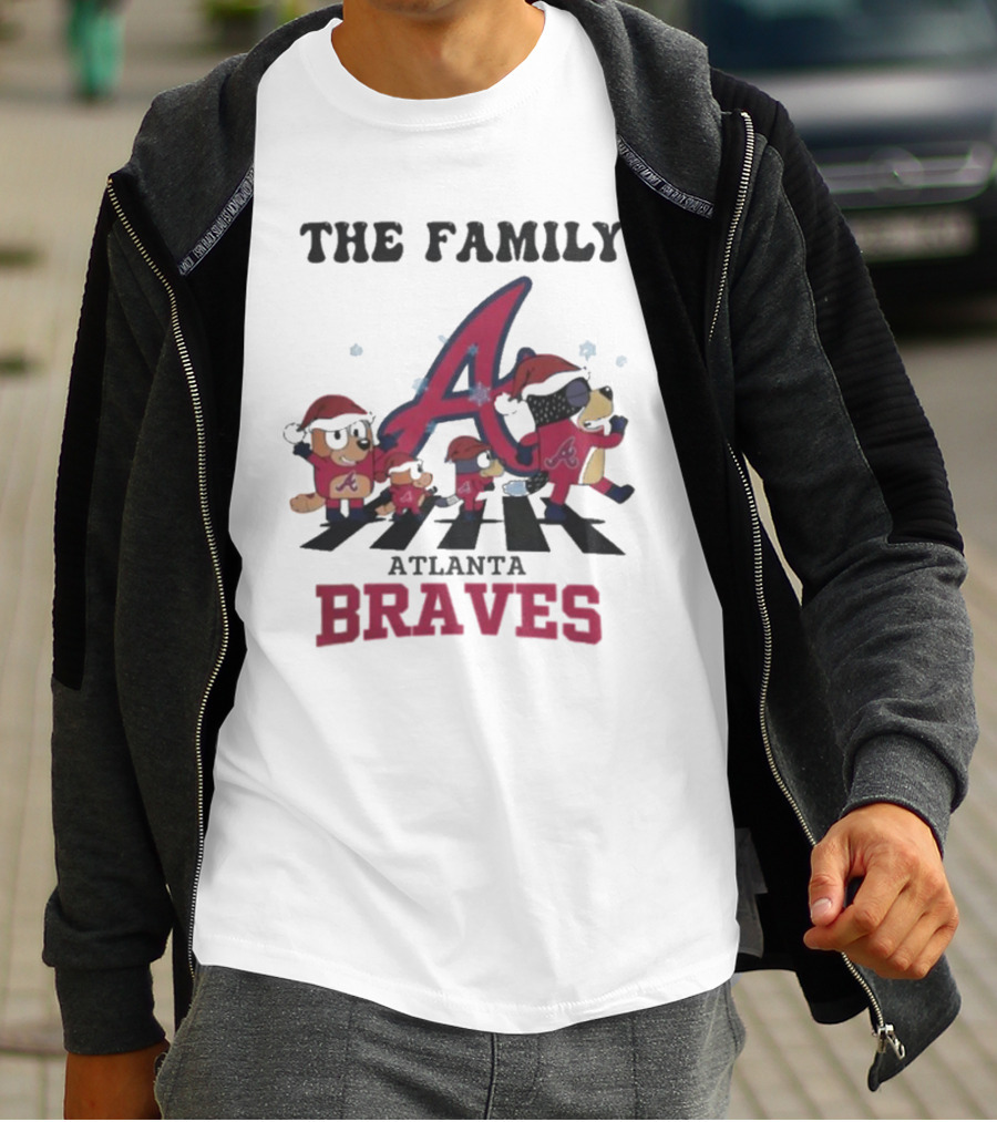 Atlanta Braves The Family Merry Christmas T-Shirt