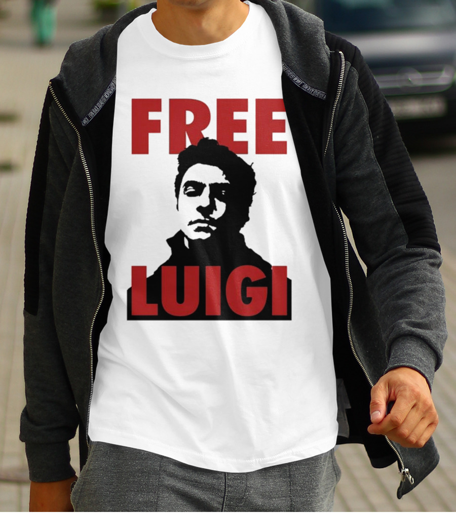 Free Luigi Mangione Bold Statement Iconic T-Shirt