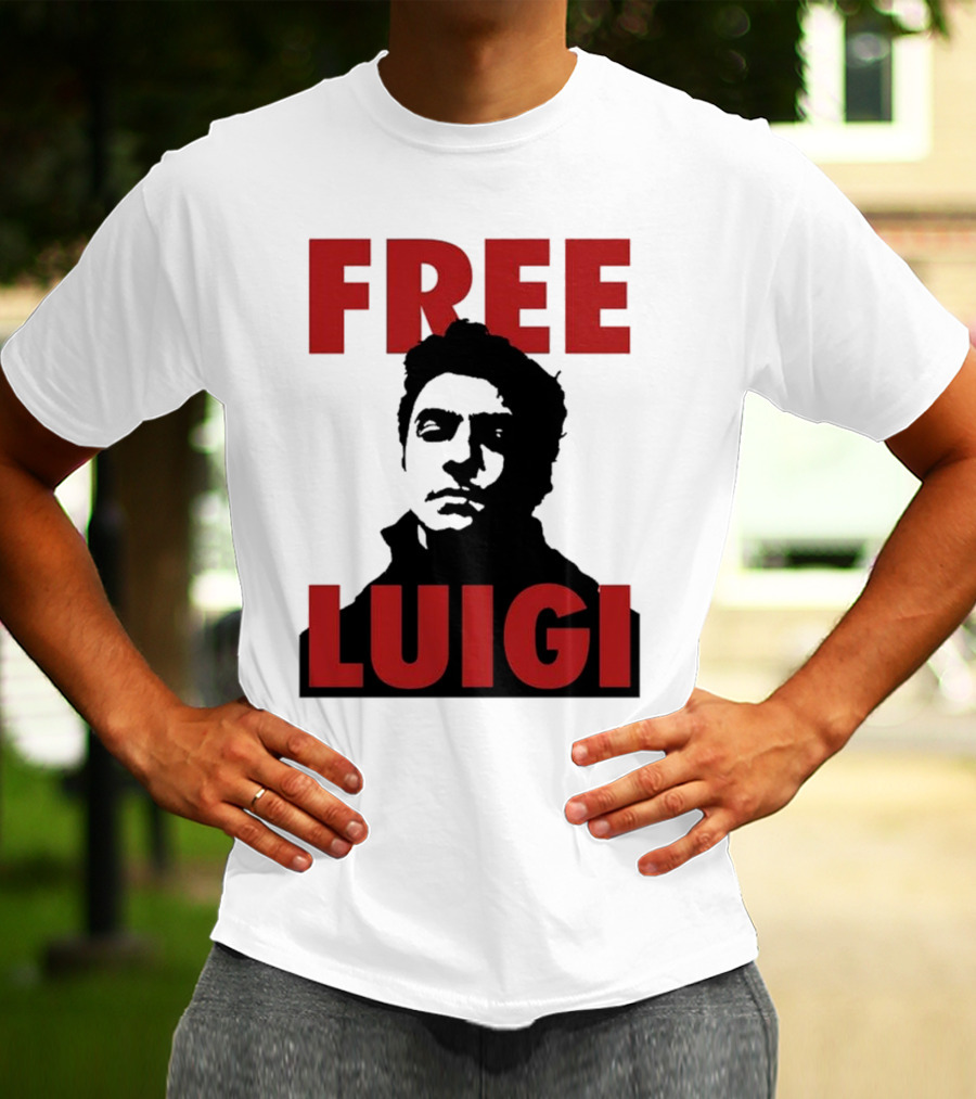 Free Luigi Mangione Bold Statement Iconic T-Shirt