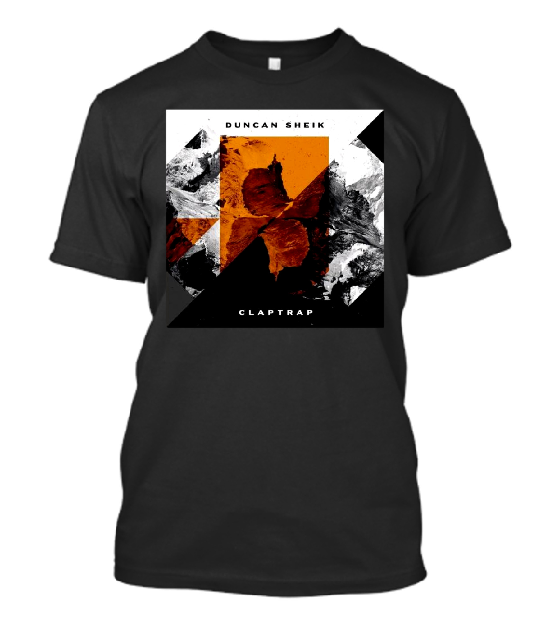 Duncan Sheik Claptrap Abstract Geometric Album Cover T-Shirt