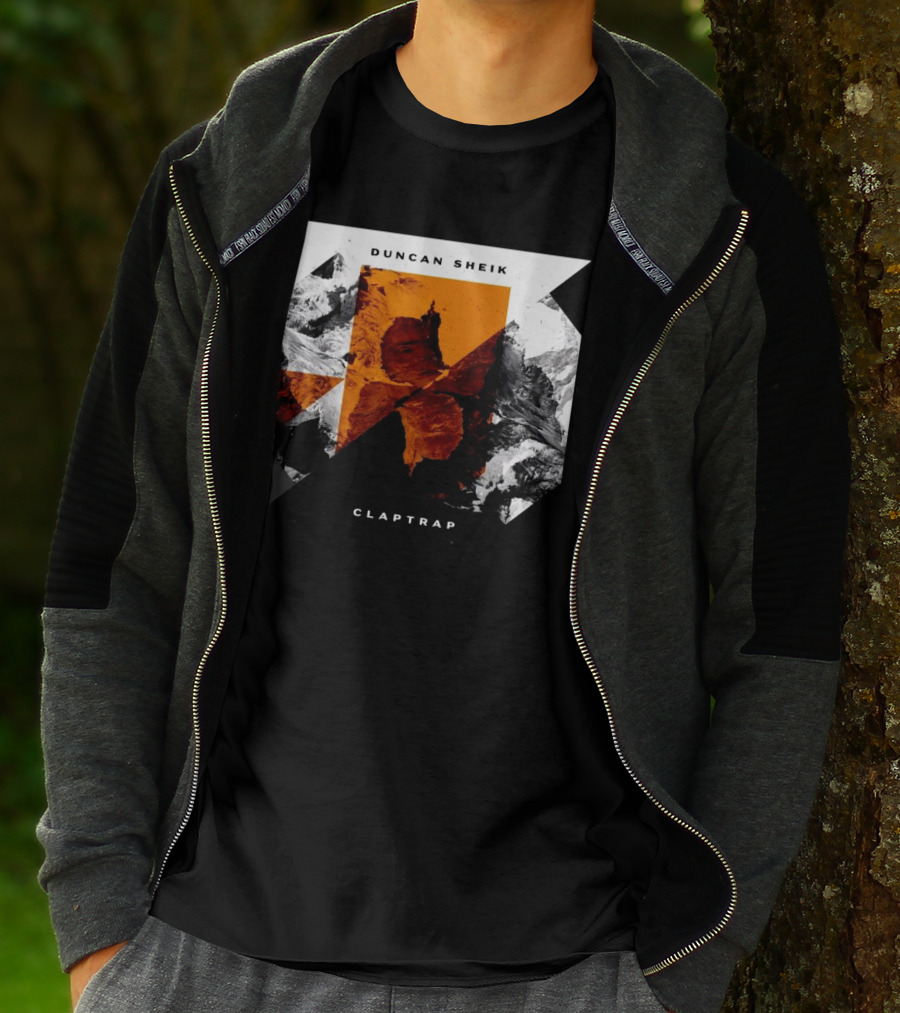Duncan Sheik Claptrap Abstract Geometric Album Cover T-Shirt