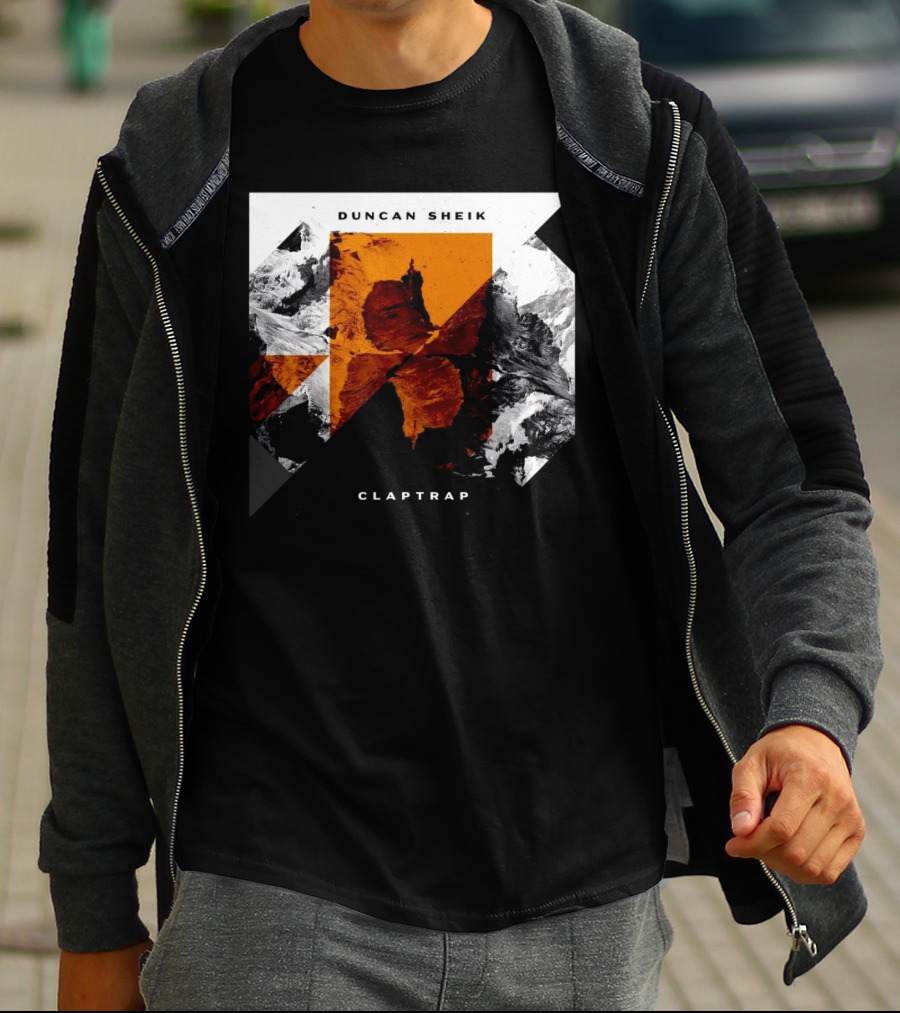 Duncan Sheik Claptrap Abstract Geometric Album Cover T-Shirt