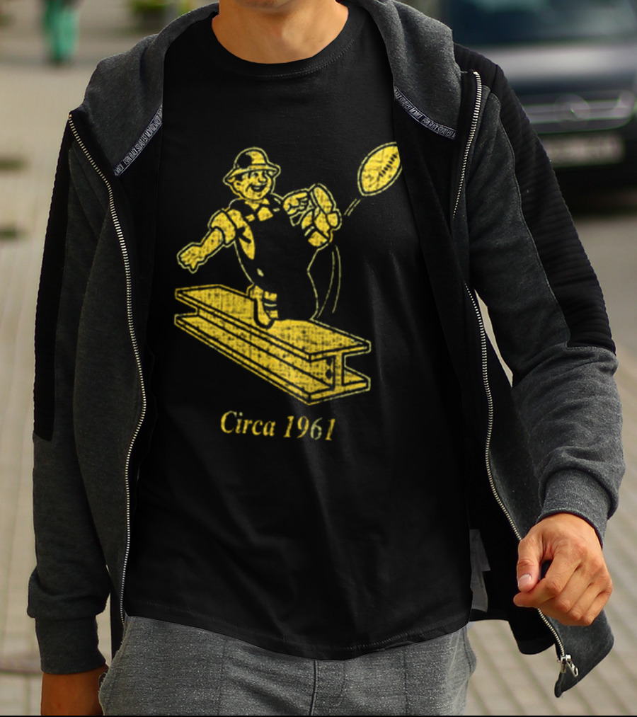 Pittsburgh Steelers Circa 1961 Ironworker T-Shirt