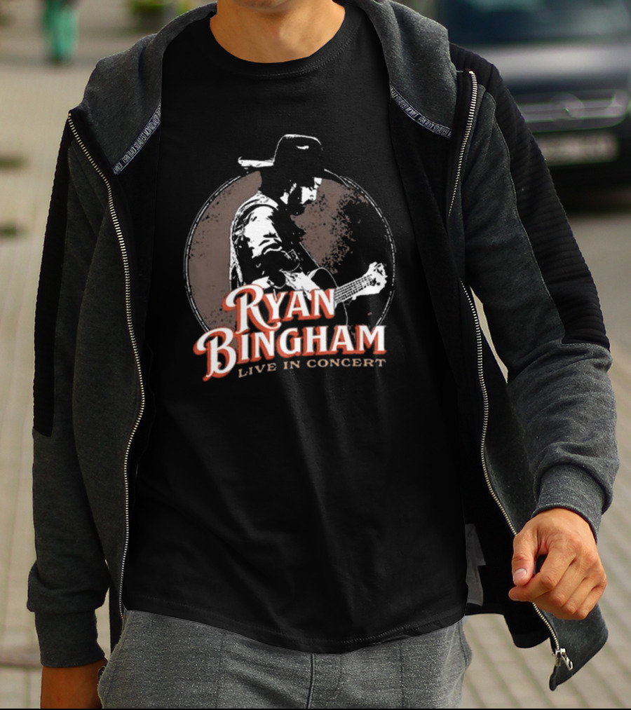 Ryan Bingham Cowboy Silhouette Live In Concert T-Shirt