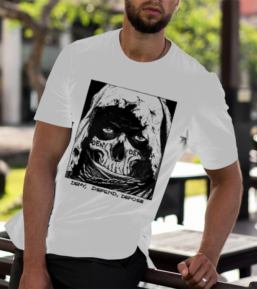 Deny Defend Depose Skull T-Shirt