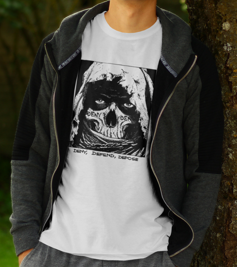 Deny Defend Depose Skull T-Shirt
