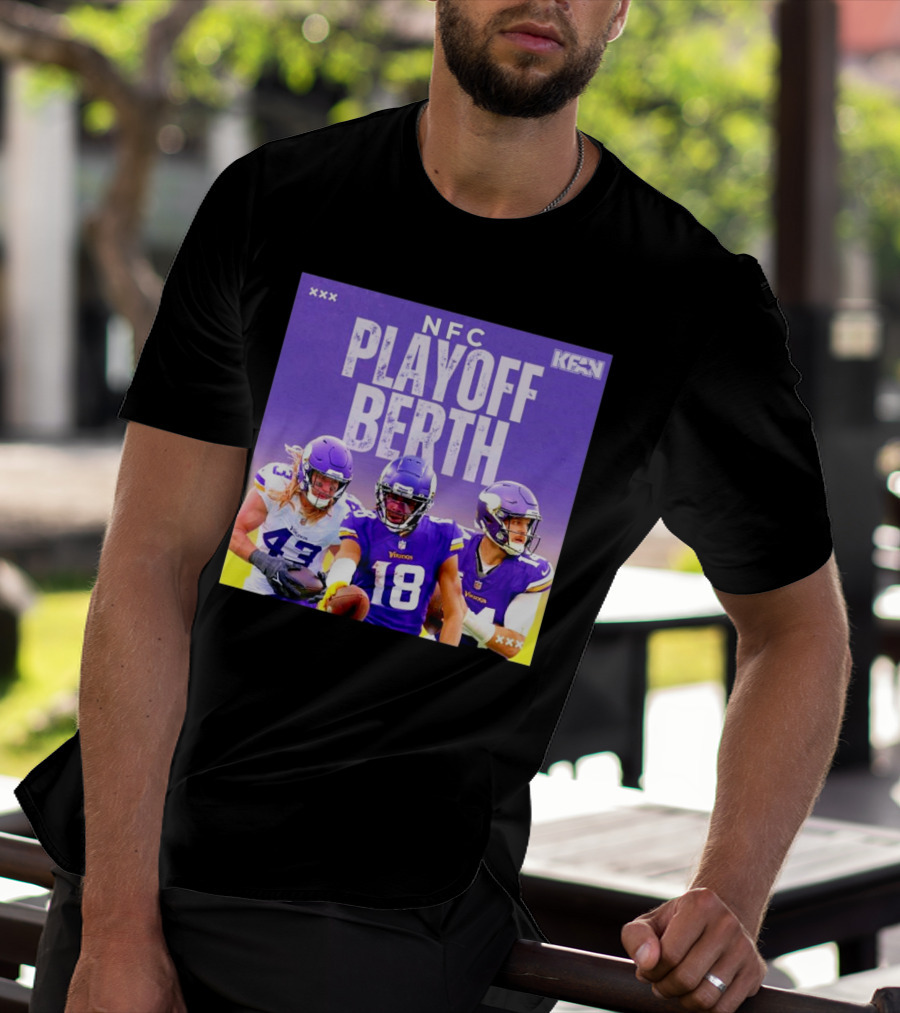 NFC Playoff Berth Minnesota Vikings KFAN T-Shirt