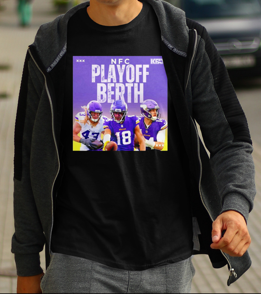NFC Playoff Berth Minnesota Vikings KFAN T-Shirt