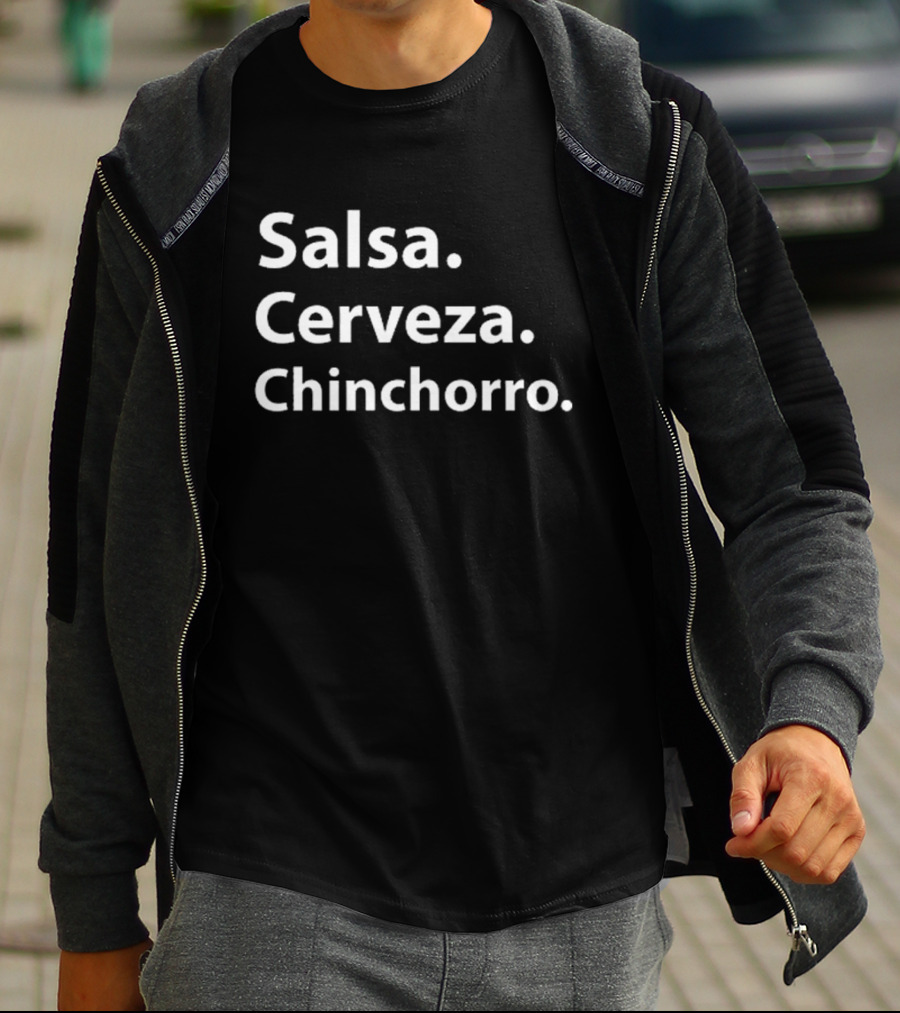 Salsa Cerveza Chinchorro Puerto Rico Lifestyle Essence T-Shirt