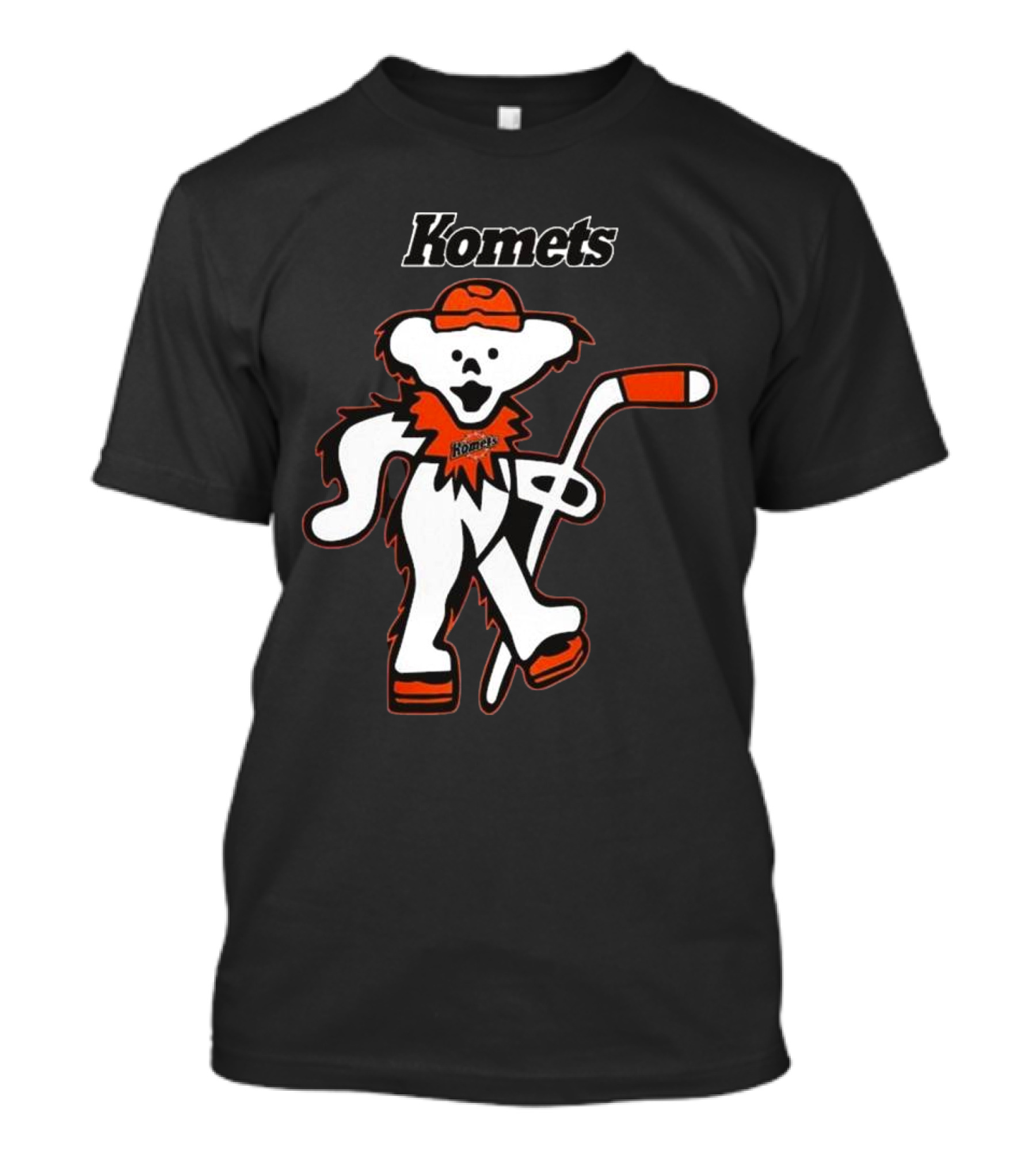 Komets Grateful Dead Hockey Bear Fan Night T-Shirt