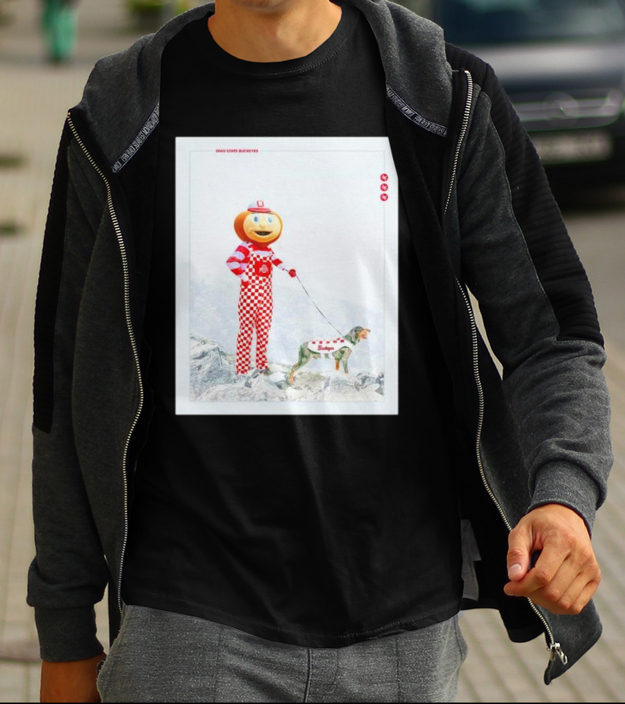 Ohio State Buckeyes Brutus Leads Smokey Over Tennessee Vols Victory T-Shirt