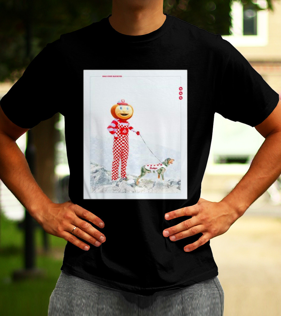 Ohio State Buckeyes Brutus Leads Smokey Over Tennessee Vols Victory T-Shirt