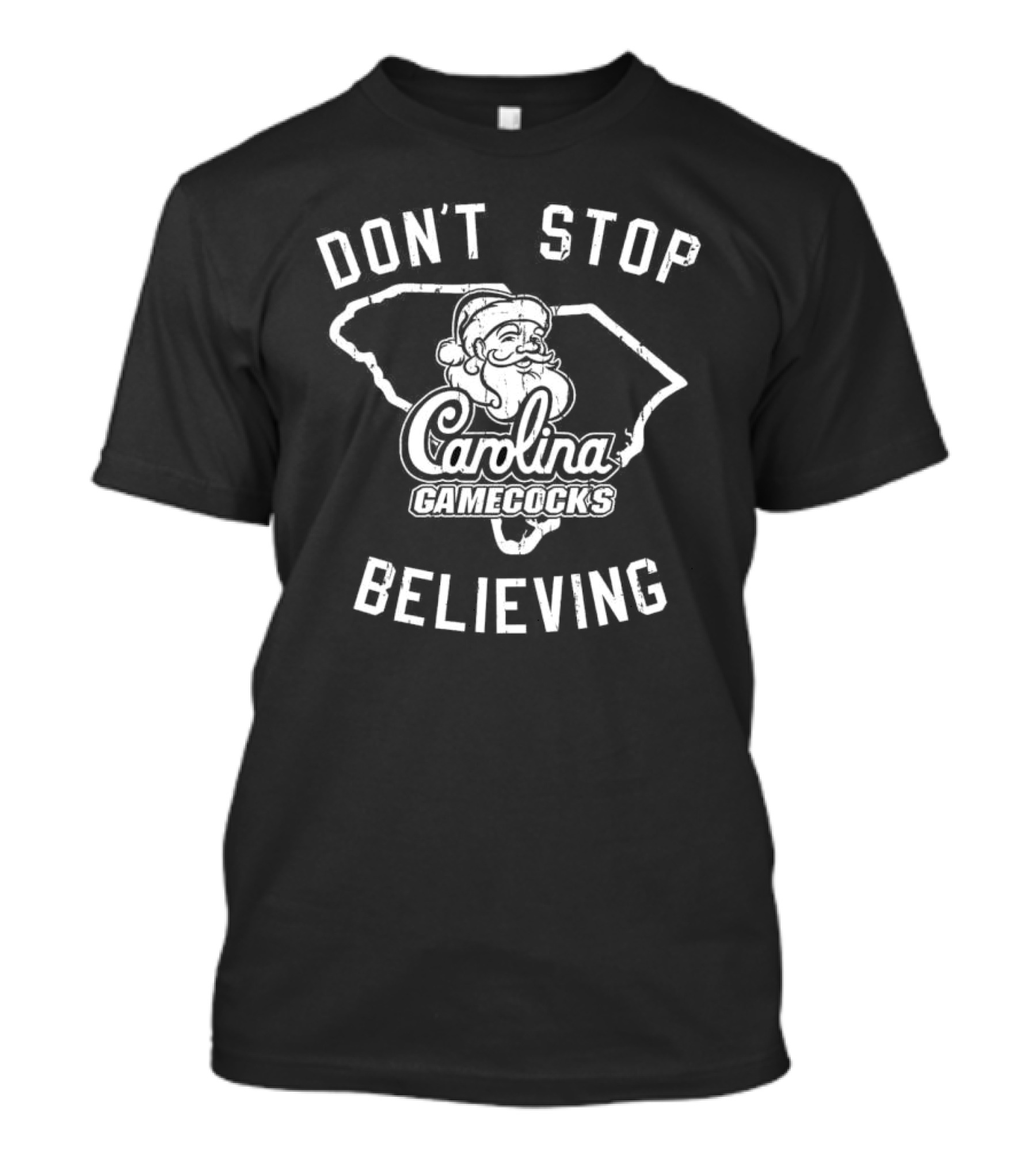 Don't Stop Believing Santa Carolina Gamecocks T-Shirt