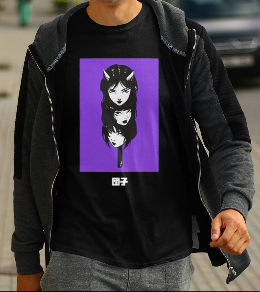 Oni Dango Nogiart Triple Face T-Shirt