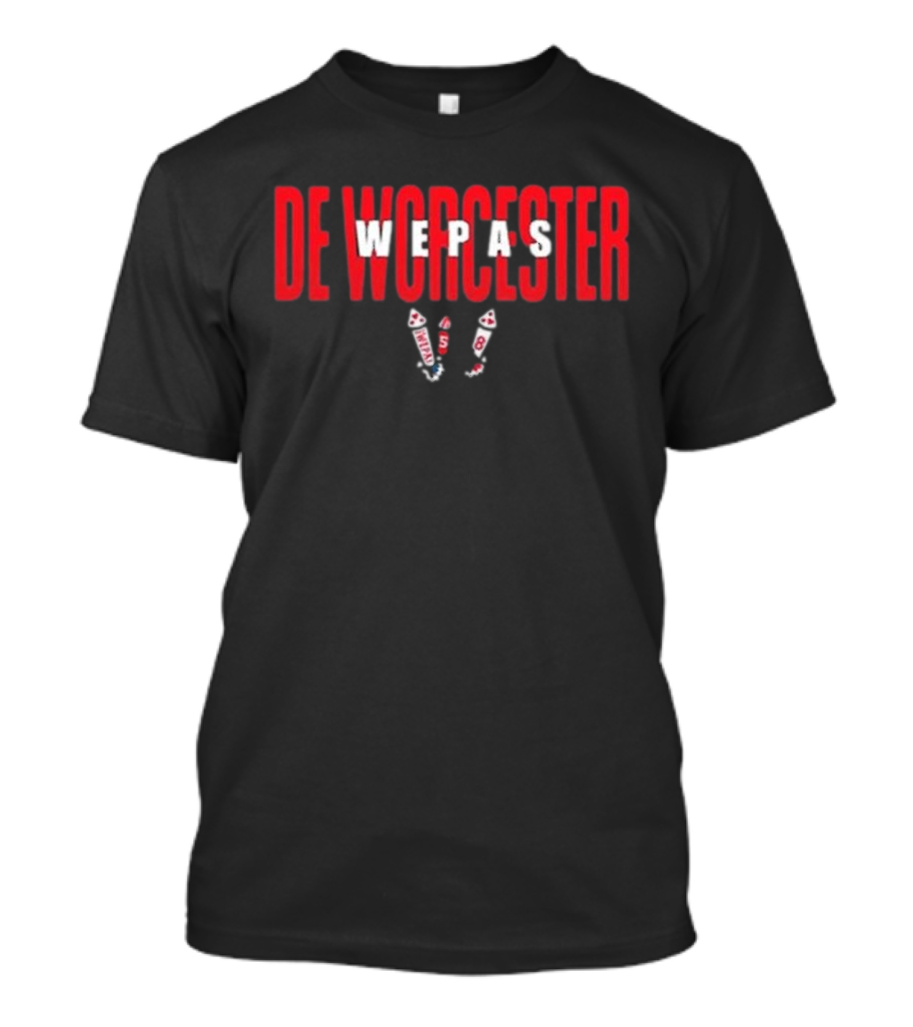 Red Sox De Worcester Wepas 508 Baseball Team Fan Gear T-Shirt