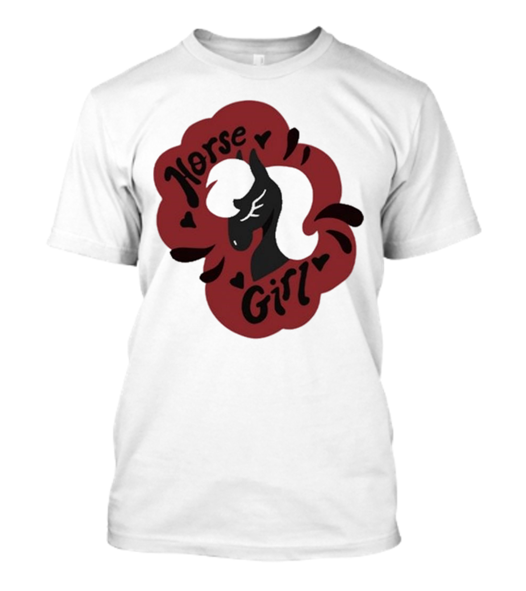 Norse Girl Horse Girl Sharkrobot T-Shirt