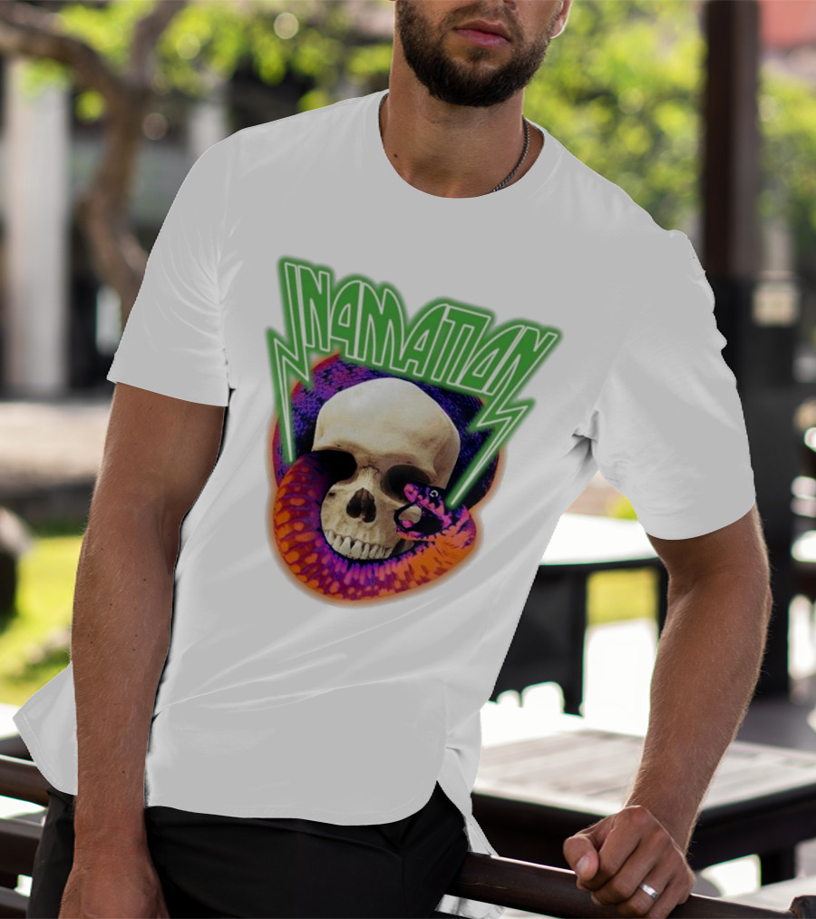 In4mation Skull Snake Iconic T-Shirt