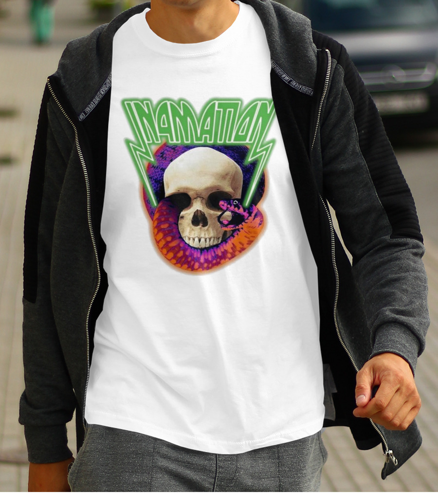 In4mation Skull Snake Iconic T-Shirt