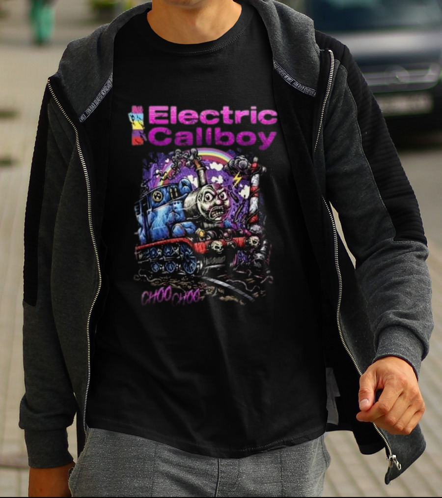 Electric Callboy Choo Choo Train Monster Electric Thunderbolt T-Shirt