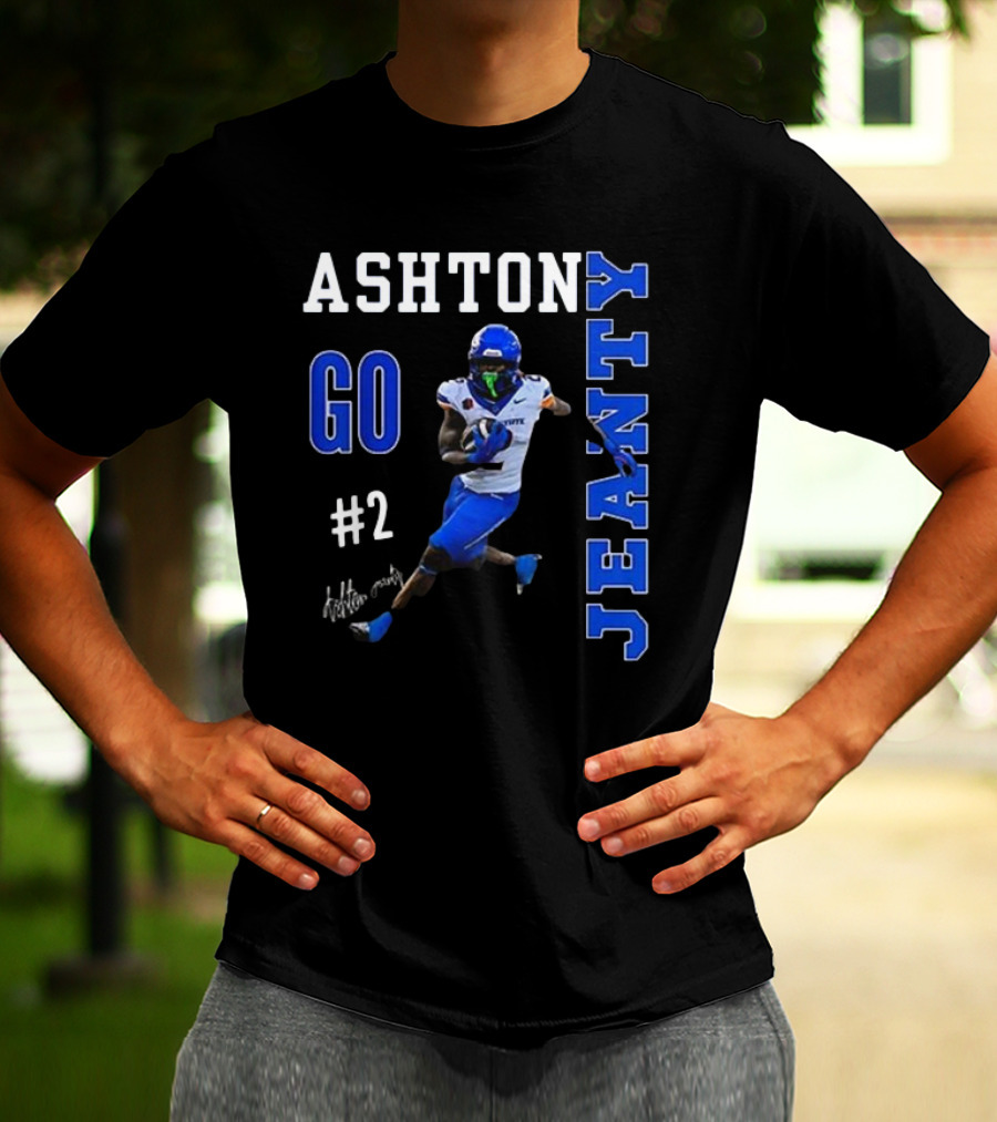 ASHTON GO JEANTY #2 Signature T-Shirt