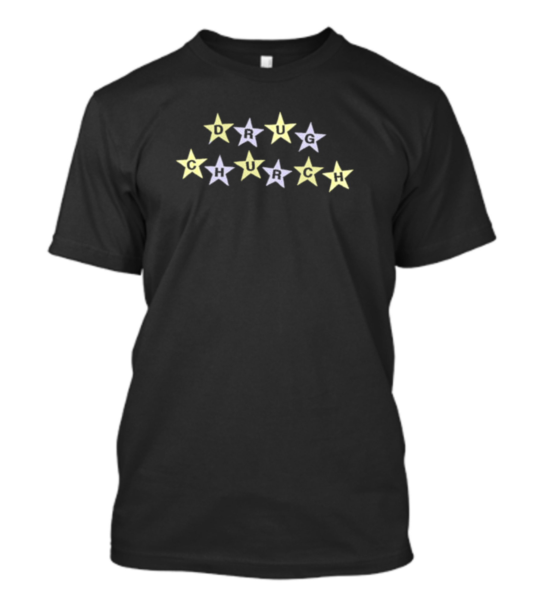 Drug Church Pastel Stars Futures Not Looking Bright Tour T-Shirt
