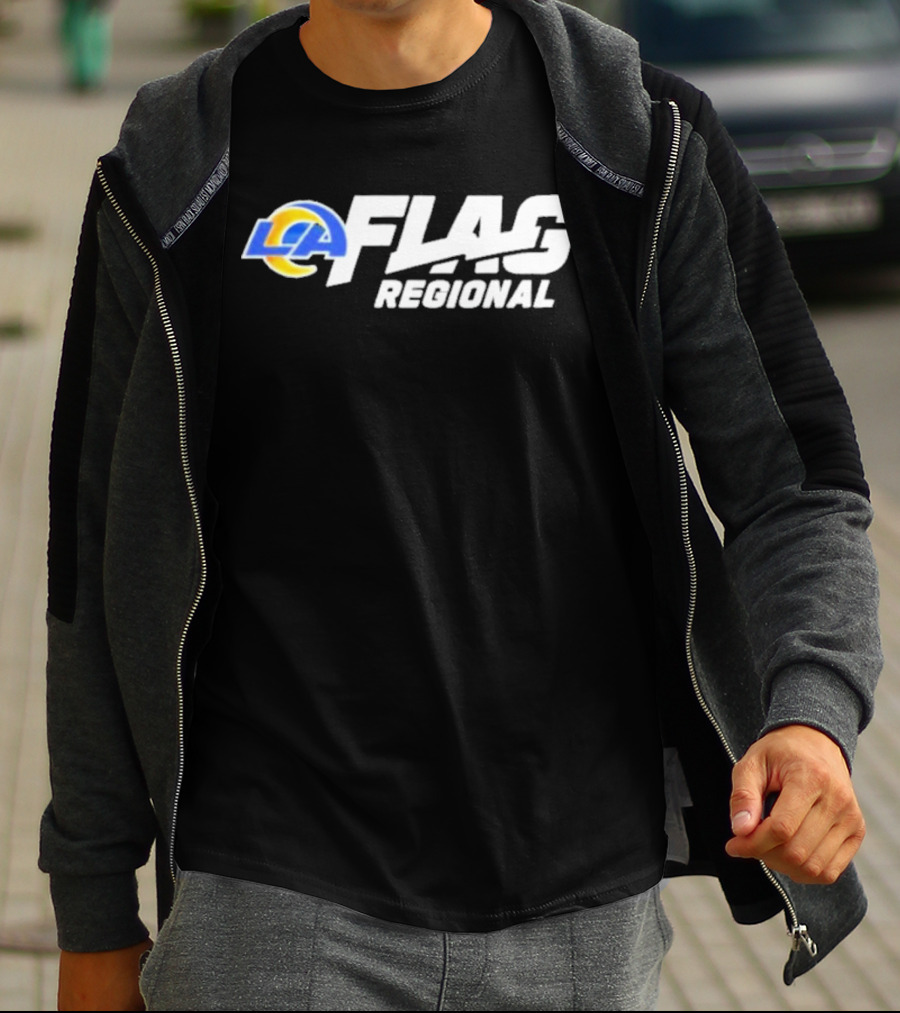 Los Angeles Rams LA Flag Regional NFL Tournaments 2025 T-Shirt