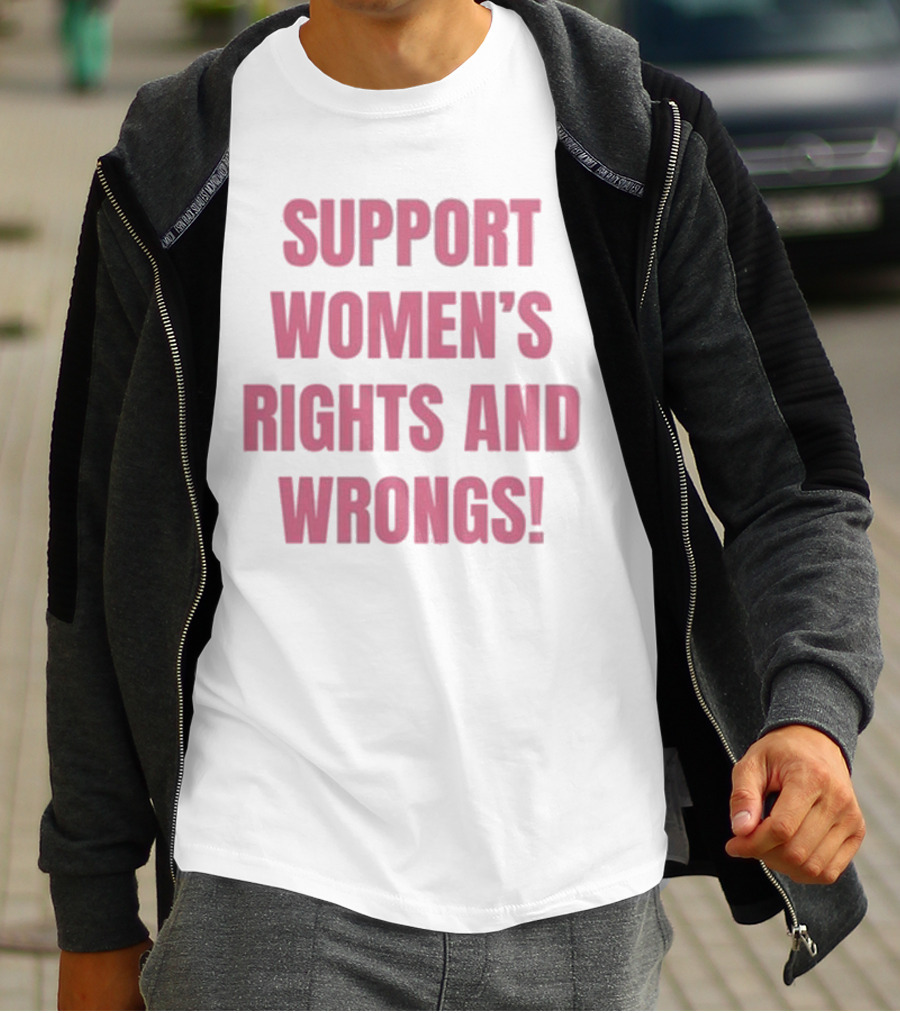 Cancelled Podcast Support Women’s Rights And Wrongs T-Shirt