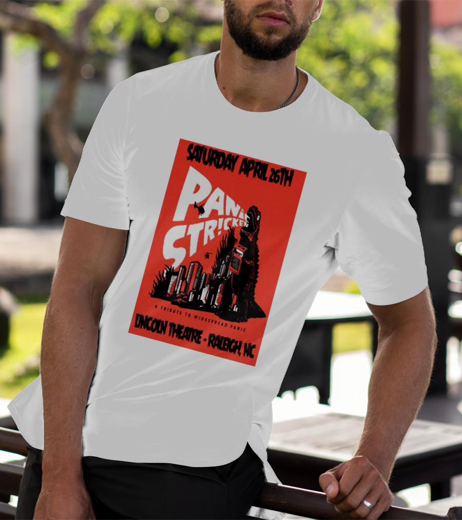 Saturday April 26th Panic Stricken A Tribute To Widespread Panic Lincoln Theatre Raleigh NC T-Shirt