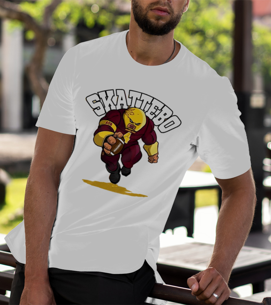 Skattebo ASU Arizona State Football Juggernaut T-Shirt