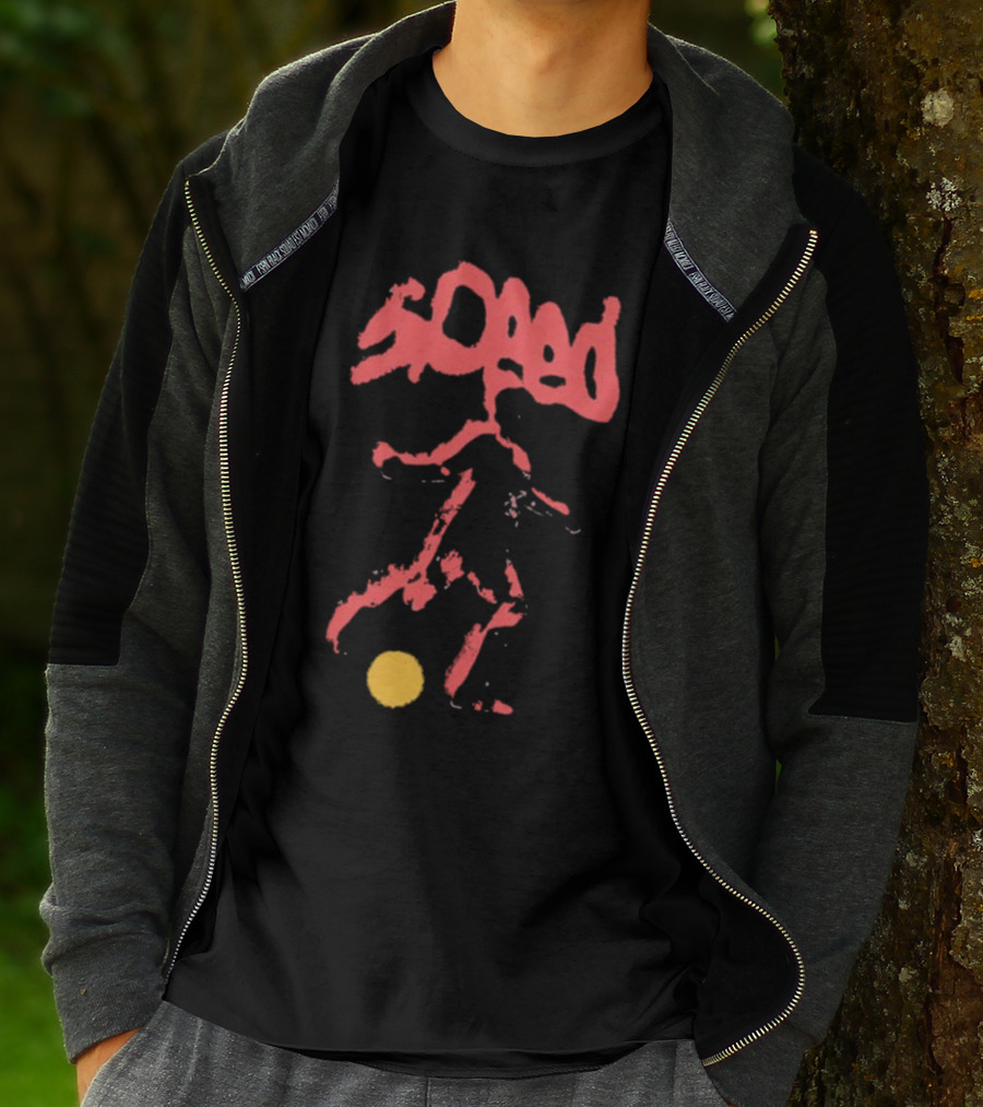 IShowSpeed Soccer Silhouette With Ball Warp T-Shirt