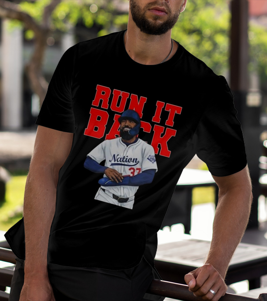 Teoscar Hernández Run It Back Nation 37 Los Angeles Baseball Collection T-Shirt