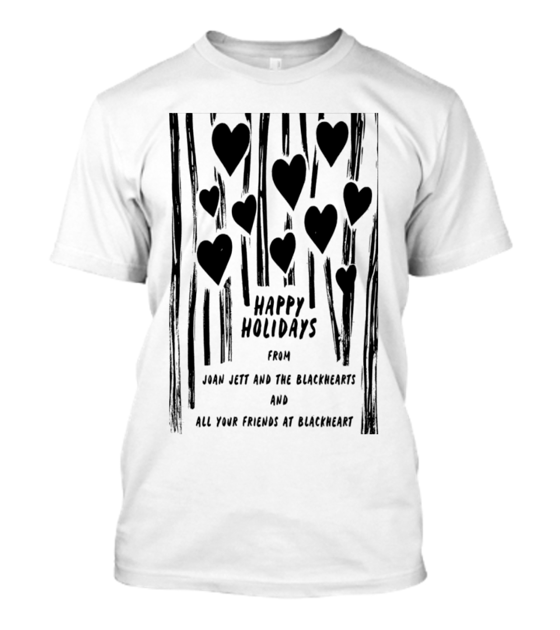 Happy Holidays From Joan Jett And The Blackhearts And All Your Friends At Blackheart T-Shirt