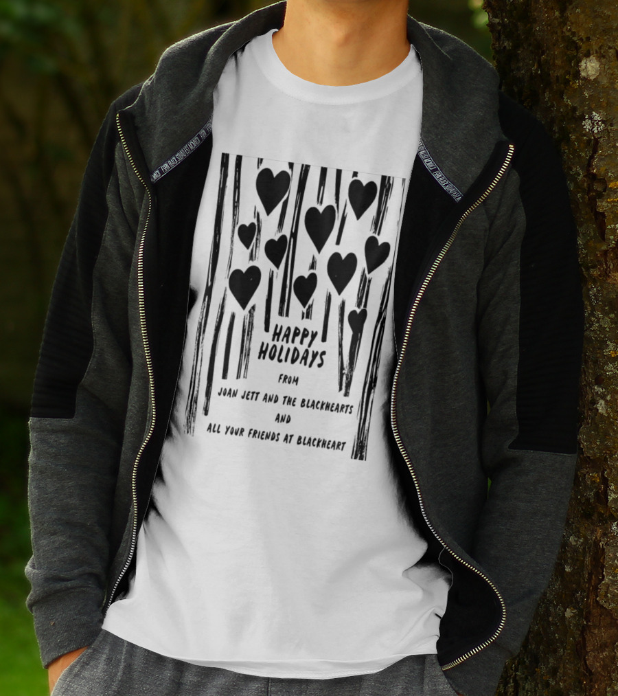 Happy Holidays From Joan Jett And The Blackhearts And All Your Friends At Blackheart T-Shirt