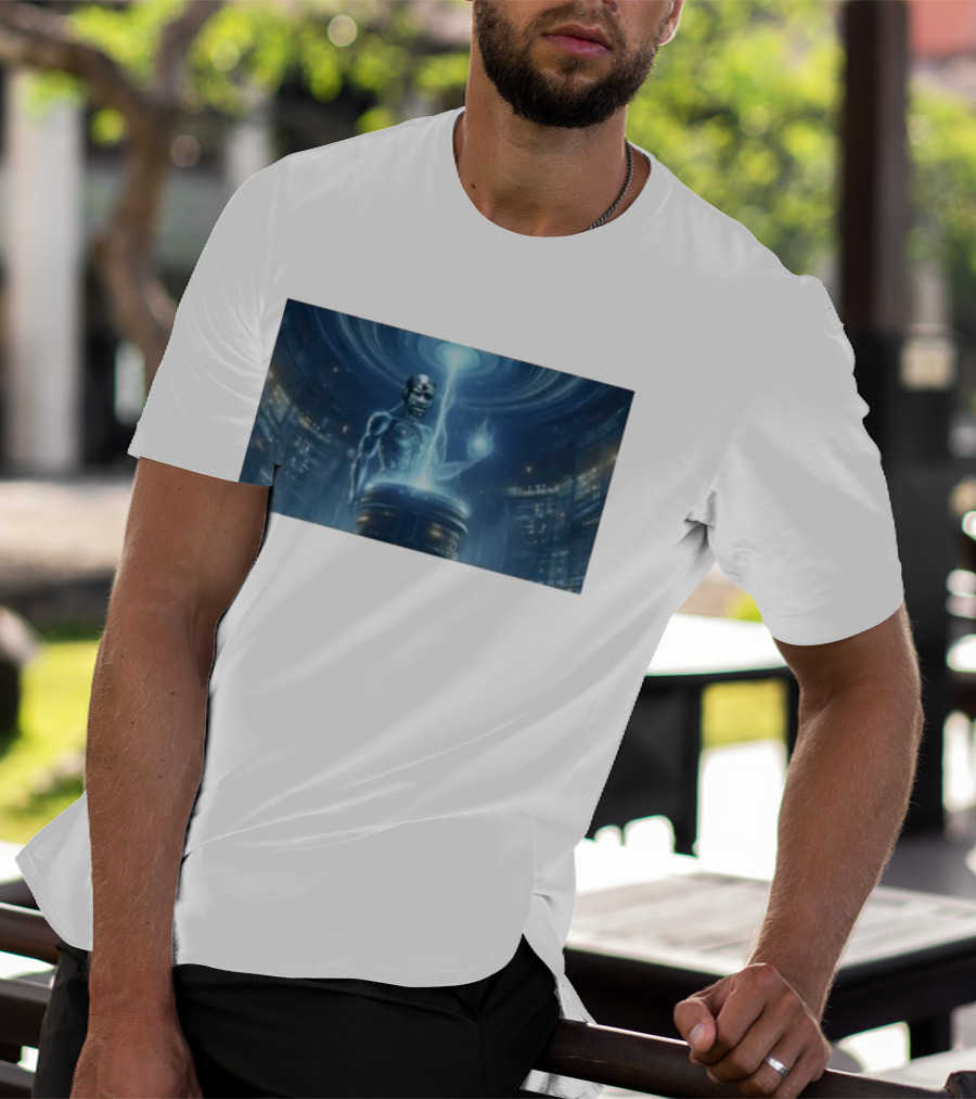 0Xerrl George Droyd Reactor Cybernetic Energy Power Core T-Shirt