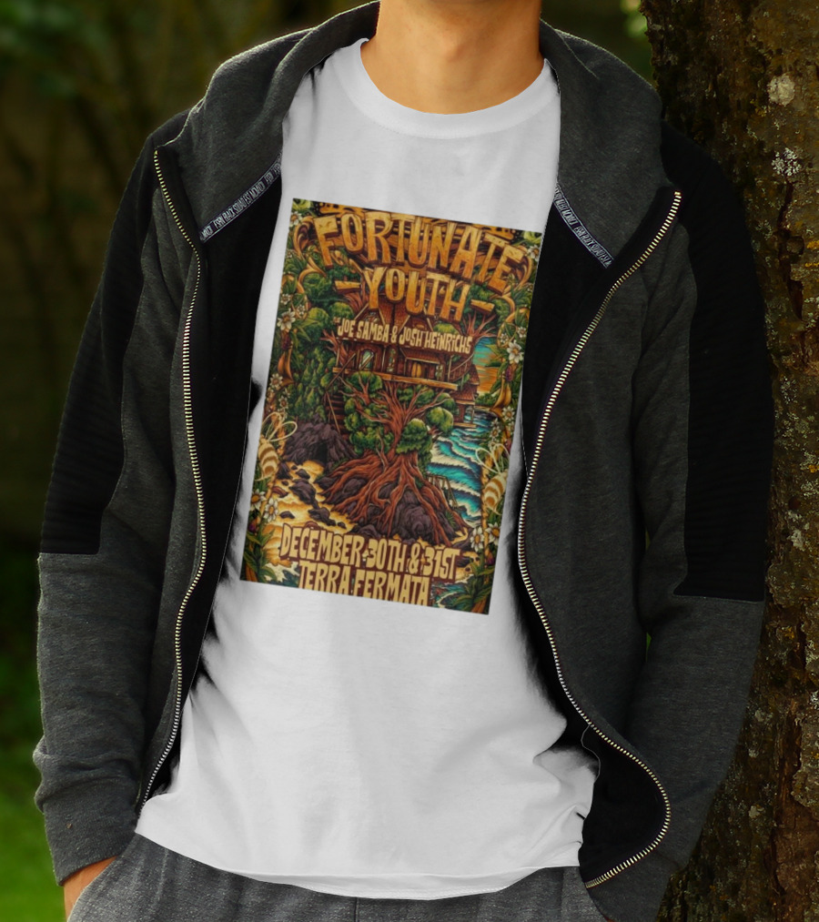 Fortunate Youth With Joe Samba And Josh Heinrichs At Terra Fermata December 30th And 31st T-Shirt