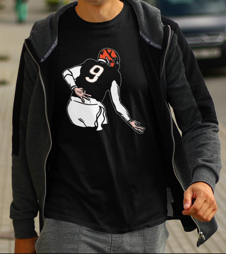 Joe Griddy Joe Burrow Number 9 Cincinnati Bengals Football T-Shirt
