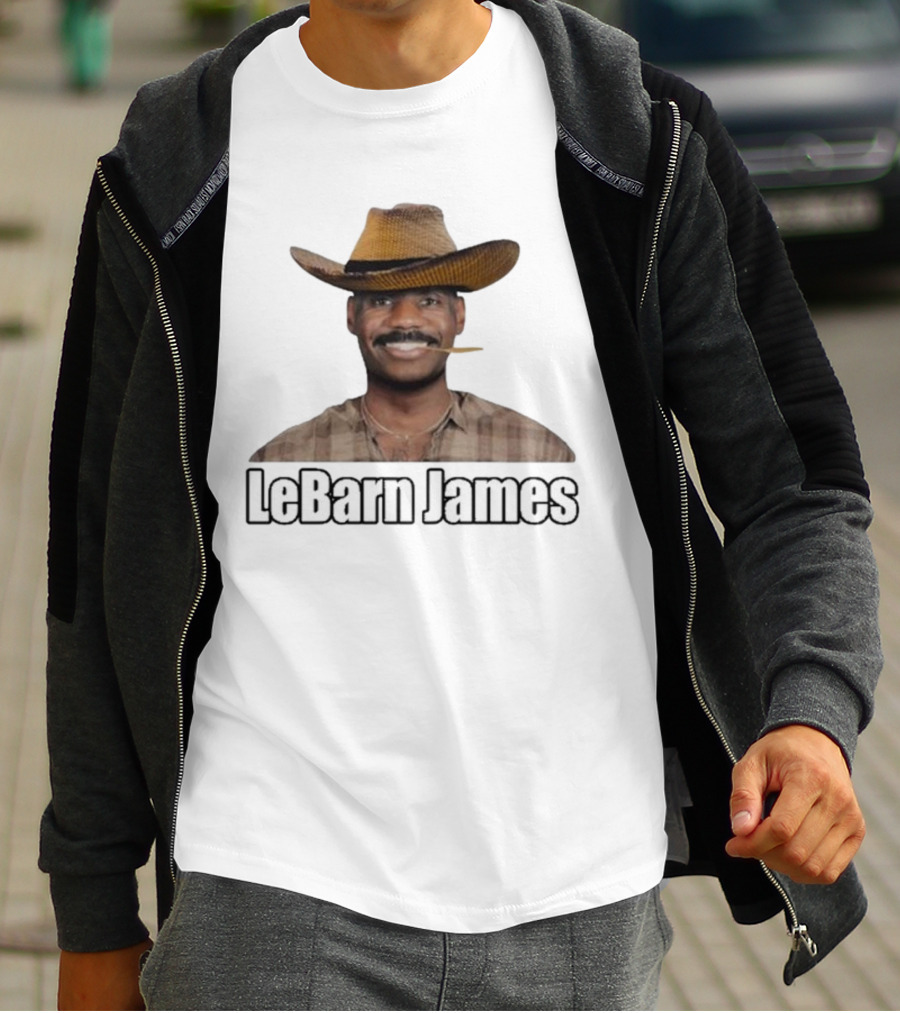 Lebron James Lebarn James Cowboy Hat Mustache T-Shirt