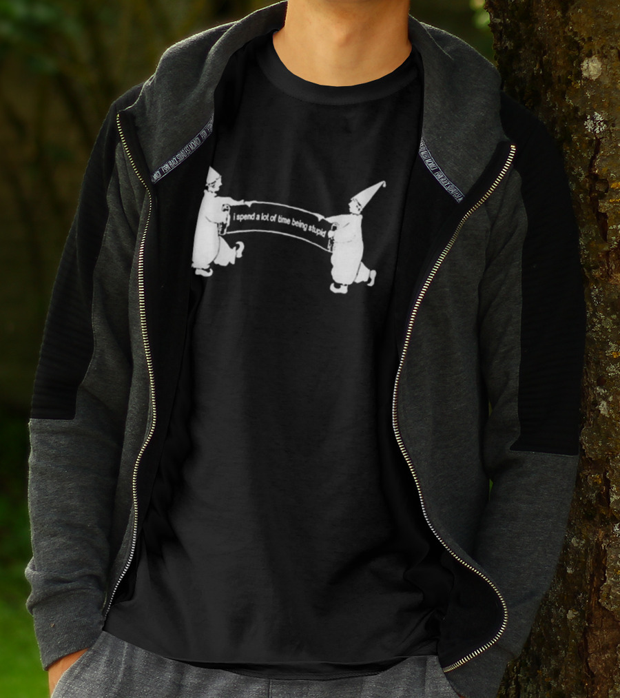 Dogecore I Spend A Lot Of Time Being Stupid Clown Aesthetic T-Shirt