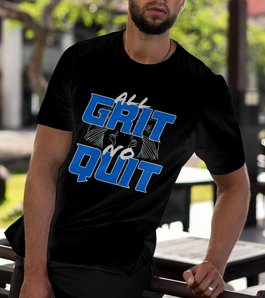 Detroit Lions Grit No Quit Football Determination T-Shirt