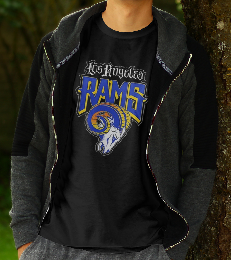Los Angeles Rams Logo Ram Head Vamos Fans T-Shirt