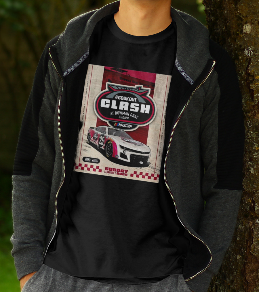 Cook Out Clash NASCAR February 2 2025 Bowman Gray Stadium Winston-Salem North Carolina T-Shirt