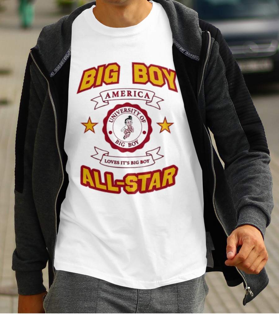 Big Boy University Of America All-Star Loves It's Big Boy T-Shirt