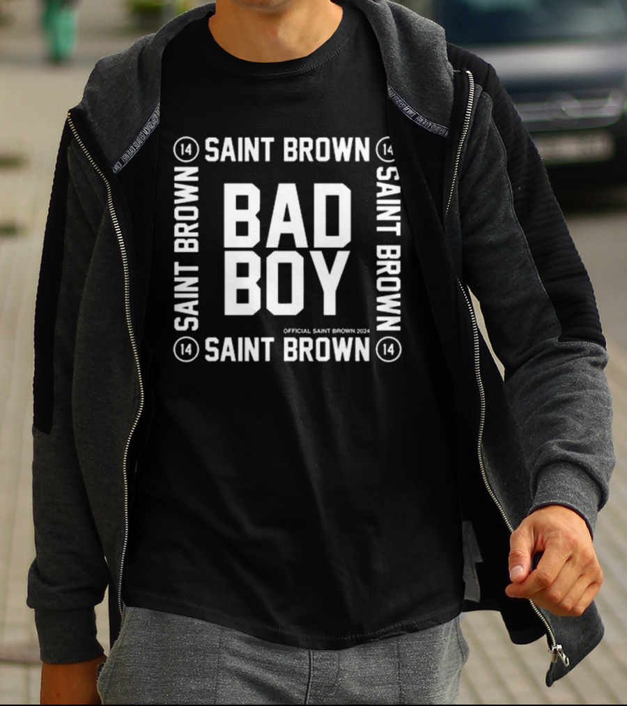 Detroit SAINT BROWN BAD BOY 14 T-Shirt