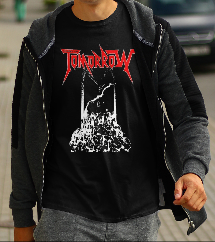 Hurry Up Tomorrow Heavy Metal Gothic Architecture Crowd T-Shirt