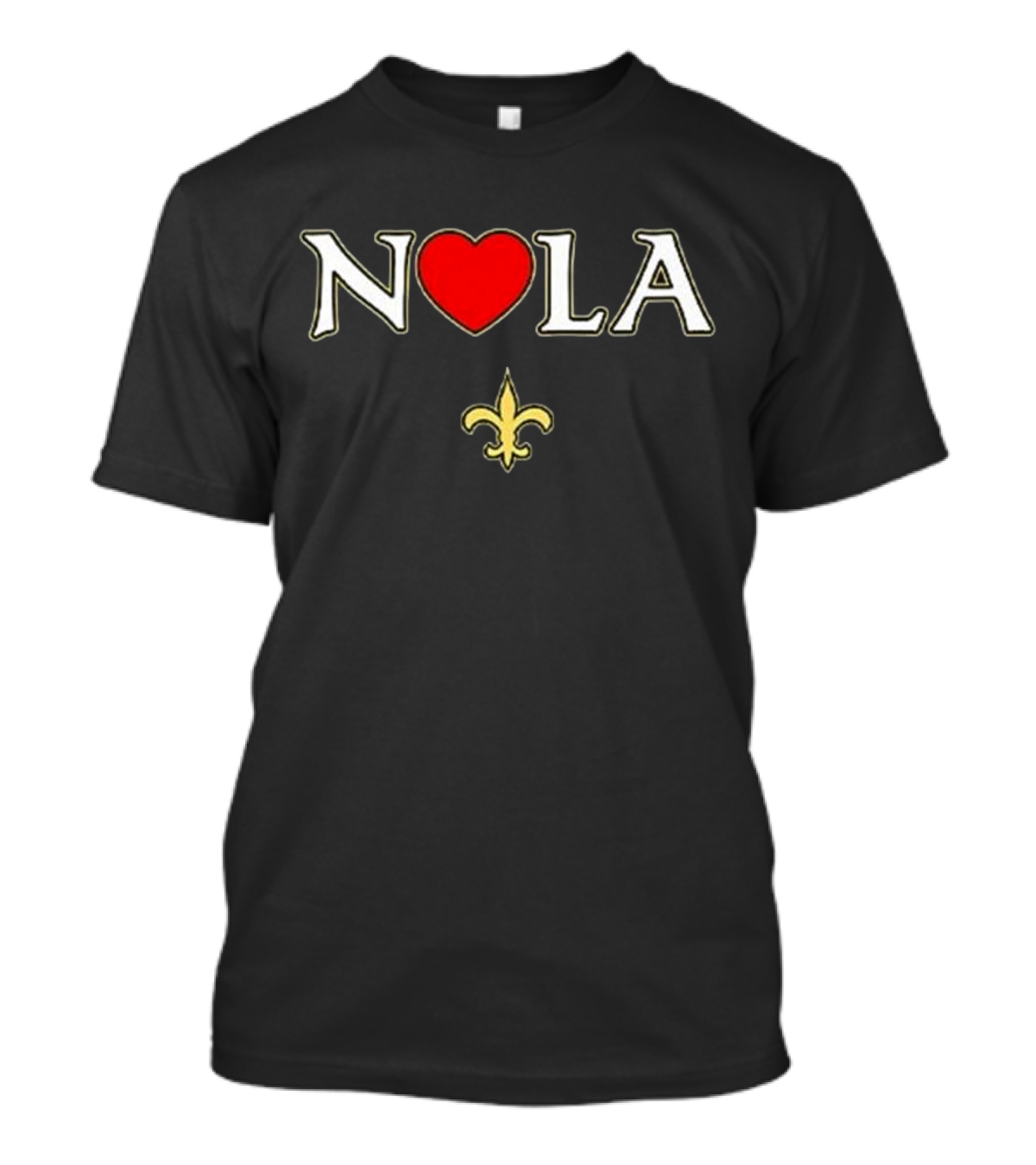 NOLA Heart Fleur De Lis New Orleans 2025 T-Shirt